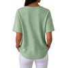 Women's Fashionable Casual Short-sleeved Pullover Top