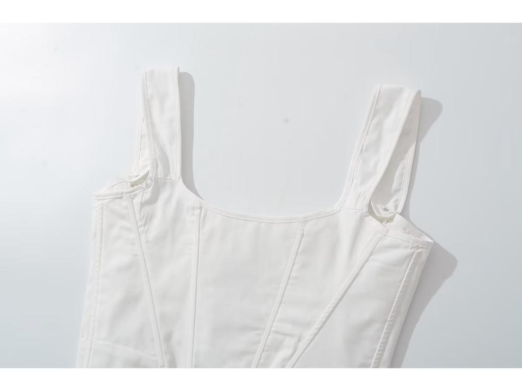 Spring 2025 Women's European & American Style Versatile Tie-Up Vest Top