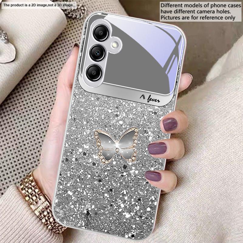 Blue white dot texture For Samsung A20 30 22 23 24 25 26 31 32 A33 34 35 42 50 51 52 53 54 55 56 70 71 72 73 glass phone case