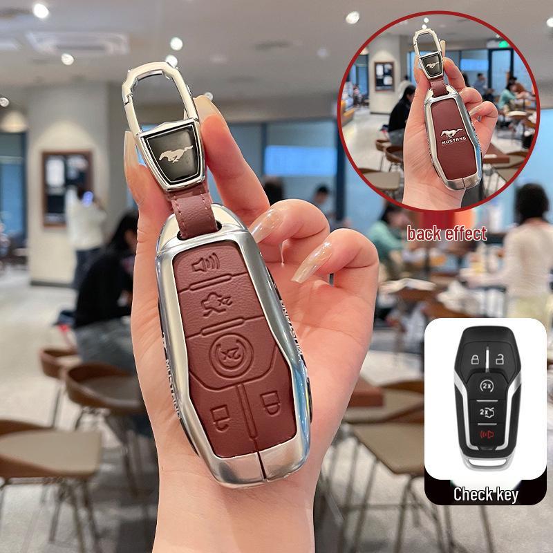 Compatible Key Case for Ford Taurus, Explorer, Mustang (2017-2018 Models)