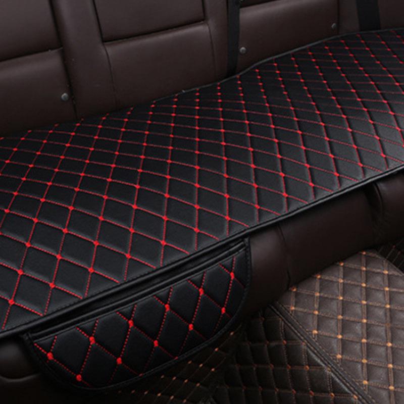 Nappa Leather Summer Car Seat Cushion Set - Durable, Non-Slip, Universal Fit for Five-Seat Vehicles