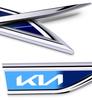 CLFW1 2Pcs Car Decoration Accessories Fender Metal Badge Sticker Decals For KIA KN GT-Line Sportage Ceed Rio Picanto Sorento Soul