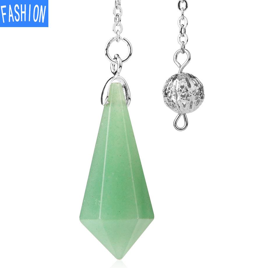 Hexagonal Smart Pendulum Pendant Natural Crystal Ornament Decoration