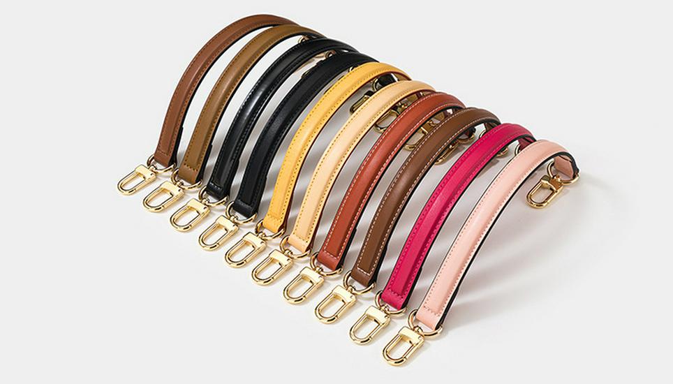 Elegant Leather Wrist Strap for Women's LV Bucket Bag – European & American Style