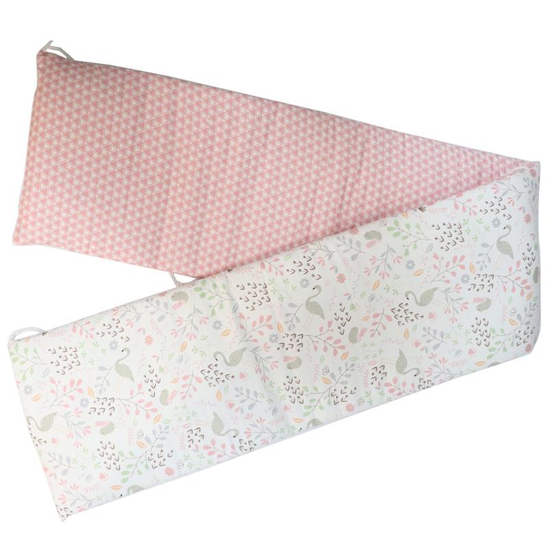 

Детская кроватка бампер толстый мягкий подушка ограждение кроватки защита от столкновений детская кроватка ограждение съемный протектор колыбели украшение детской комнаты 180x30 см 1 шт