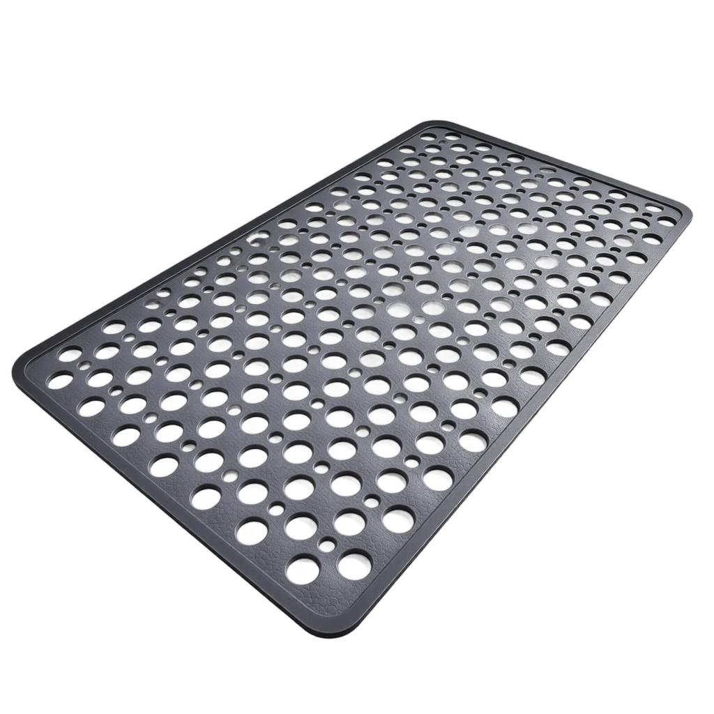 Bathroom Anti Slip Mat with Drainage Holes and Suction Cups Non Slip Floor Mat for Shower Tub and Bath Safety
