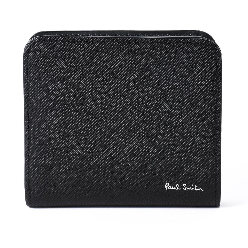 Paul Smith Bright Stripe Puller SS24 Bifold Gift with Original Box and Care 813019 P915 No Wallet, Wrapped, Cloth, (01. Black, Personalization)