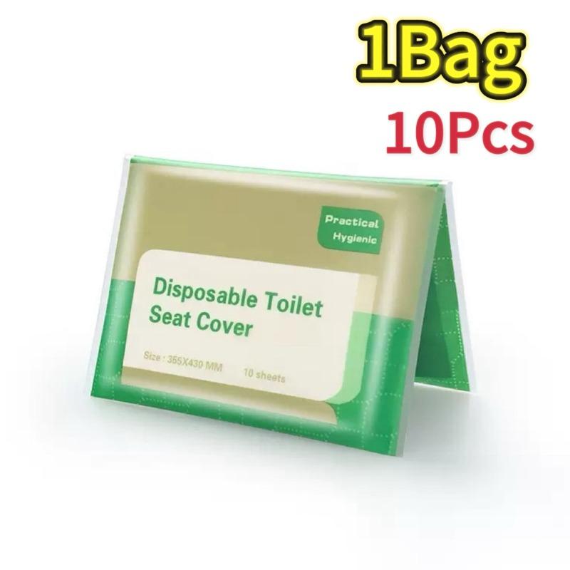 

10-300pcs Disposable Toilet Seat Cover Portable Travel Camping Hotel Bathroom Degradable Waterproof Toilet Mat Accessories