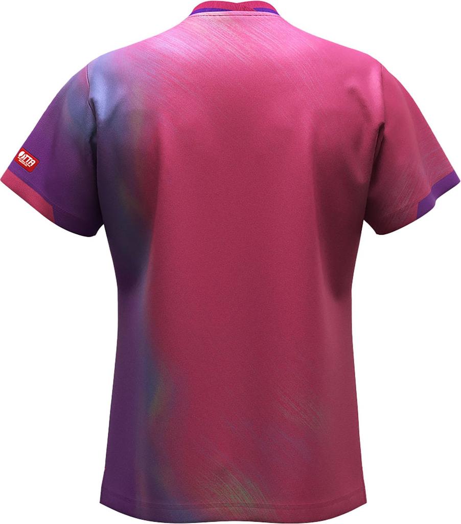 Butterfly Infilia Table Tennis Game Shirt, 016: Rose, Small, 47220