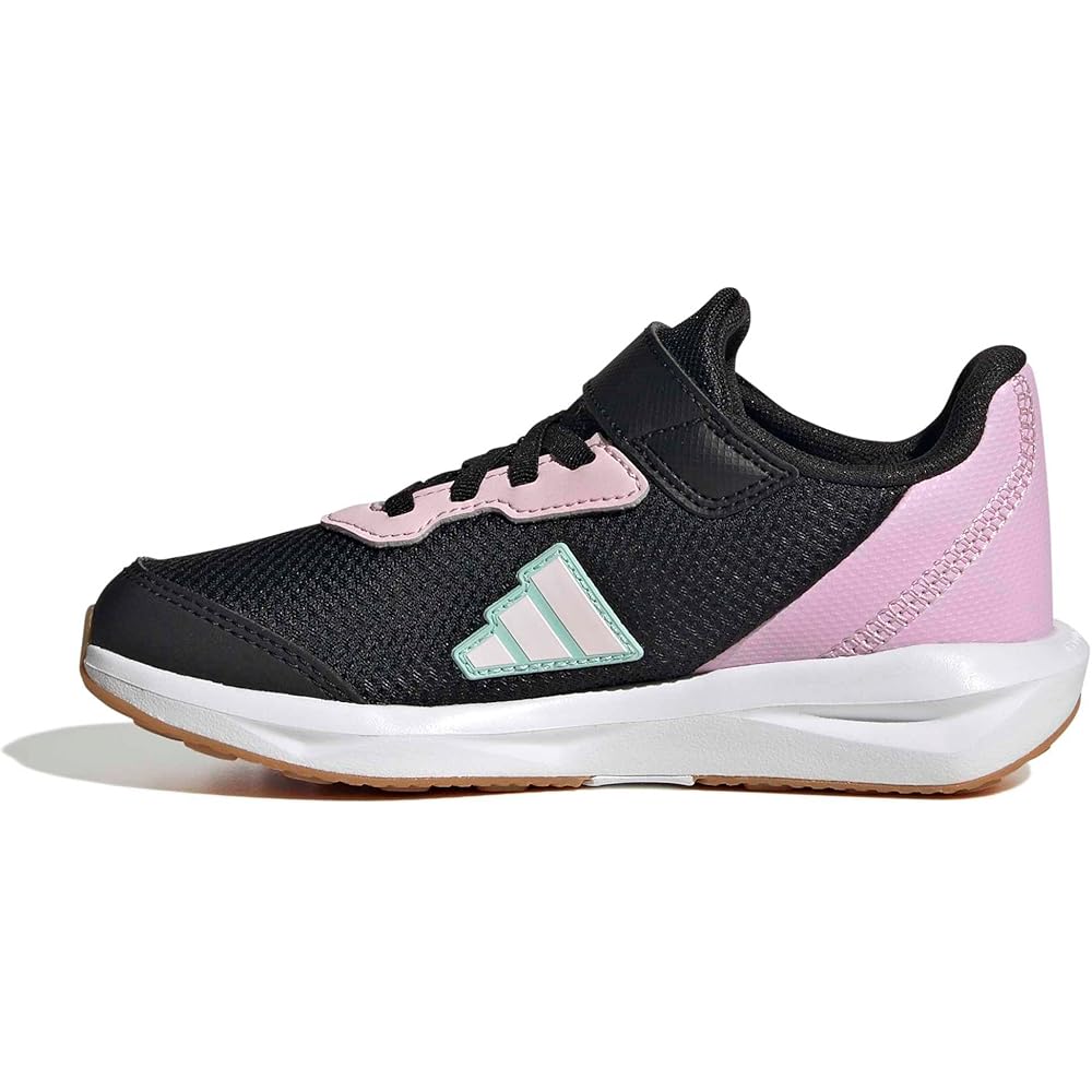 Adidas Faito EL Kids Sneakers Unisex Core Black/Semi Flash Aqua/Bliss Lilac 23.5 Cm