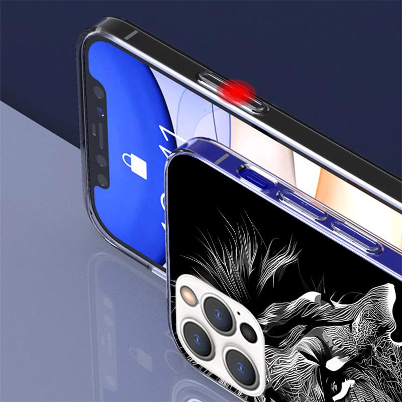 Lion Alpha Male Cub King Phone Case For iPhone 17 Air 16 Pro Max 16E 15 + 14 Plus 11 12 13 Mini 7 8 SE Gift Print Cover Fundas 1