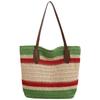 Straw Shoulder Bag for Women Large Capacity Summer Beach Bag Woven Hobo Bag Crossbody Bag for Travel Holiday Shopping