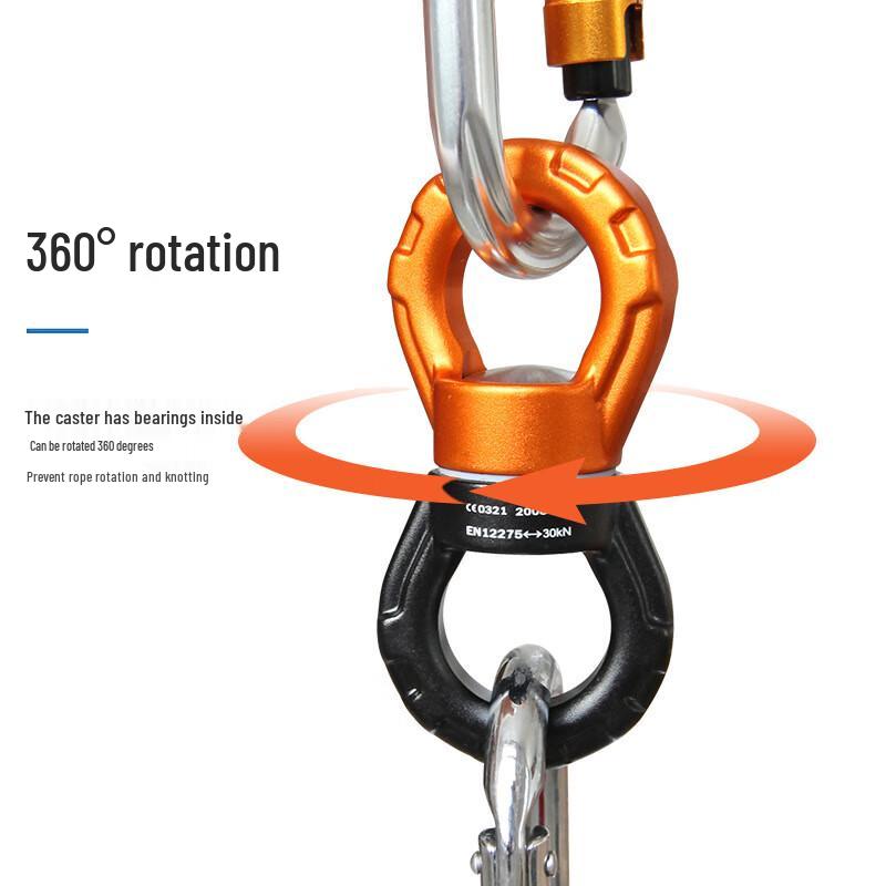 Universal Swivel Ring for Climbing & Aerial Sports