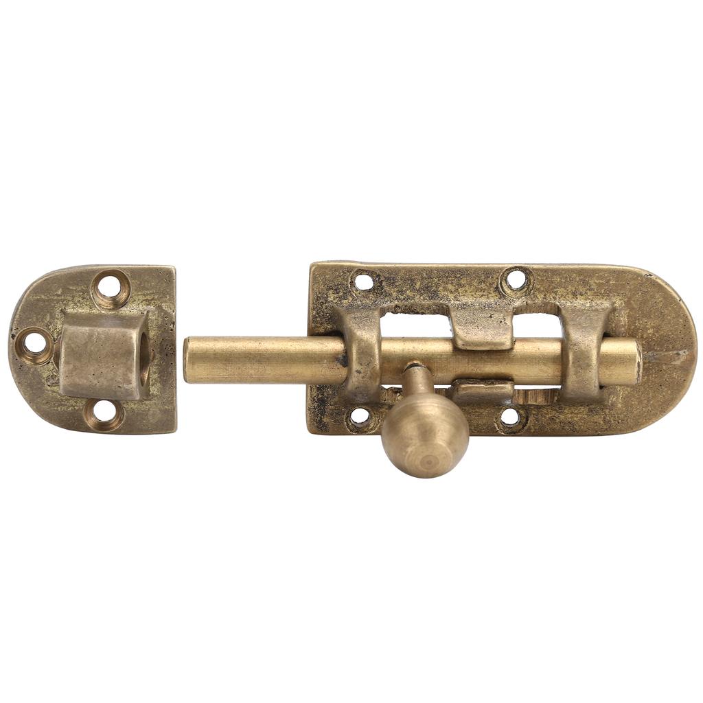 Vintage Brass Door Latch Antique Door Window Bolts Buckle Sliding Lock Hardware Fittings