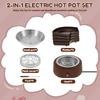 Electric Smores Maker Tabletop Indoor with 4 Detachable Trays and 4 Forks Flameless Electric Marshmallow Roaster for Movie Night