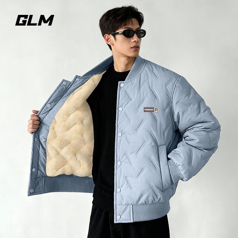 

GLM Men s Baseball Collar Padded Jacket XL