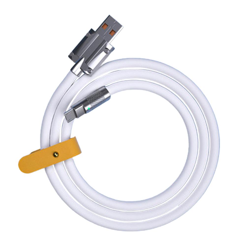 120W 6A Schnellladekabel Typ-C Flüssigsilikon-Kabel Quick Charge USB-Kabel Kompatibel für iPhone