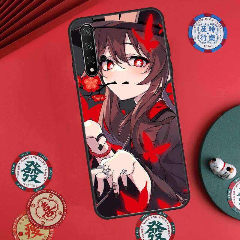 

Genshin Impact Hu Tao Ghost For Huawei Nova 11 Pro 9 10 SE Y60 Y70 Y90 Y61 Y91 Y72 Y73 12i 11i 8i P20 P30 P40 Lite Case Huawei Nova Y91