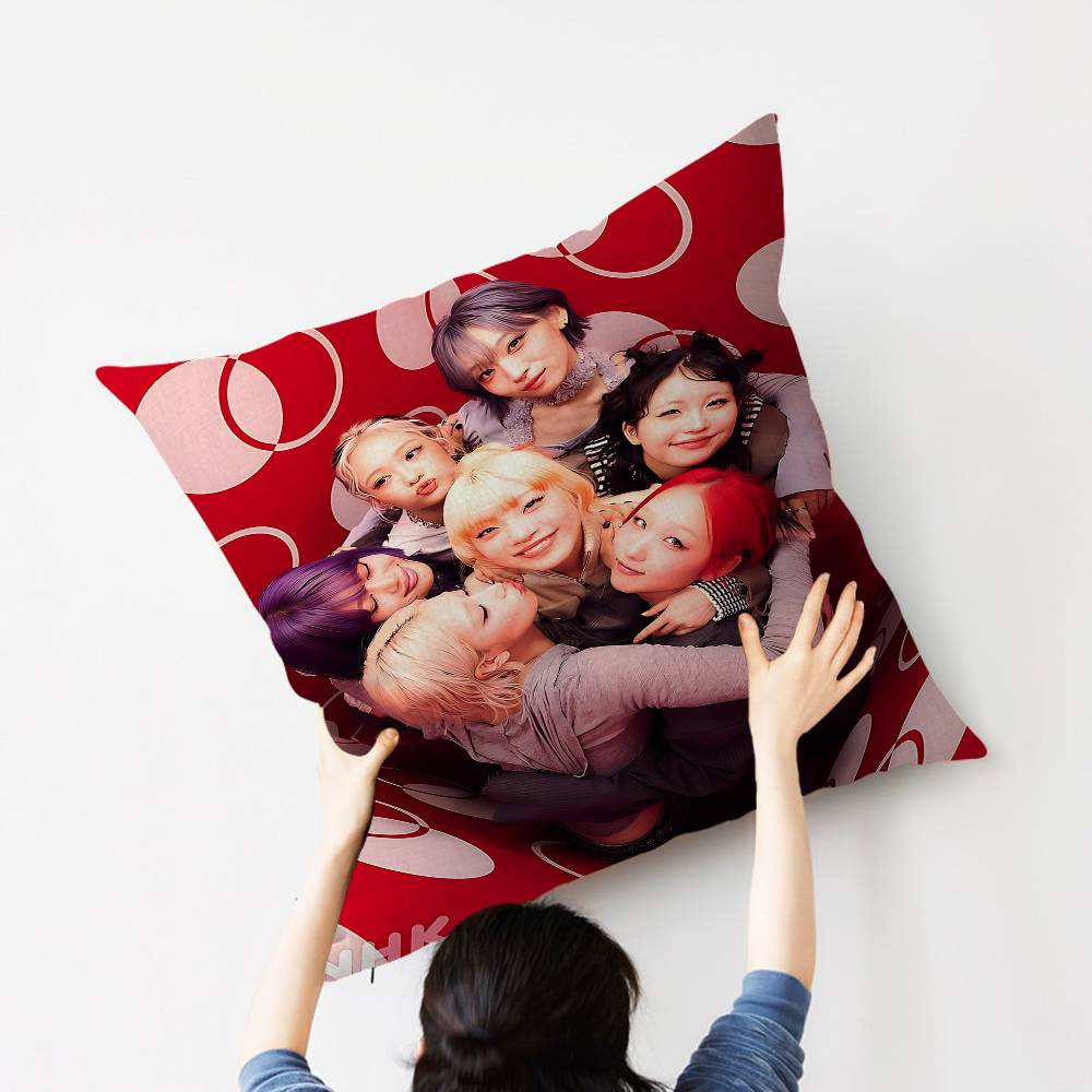 H-Hana Kpop Style Maple Design Cushion Cover Happy Autumn Harvest Decor Holiday Decorati Pillow Cover