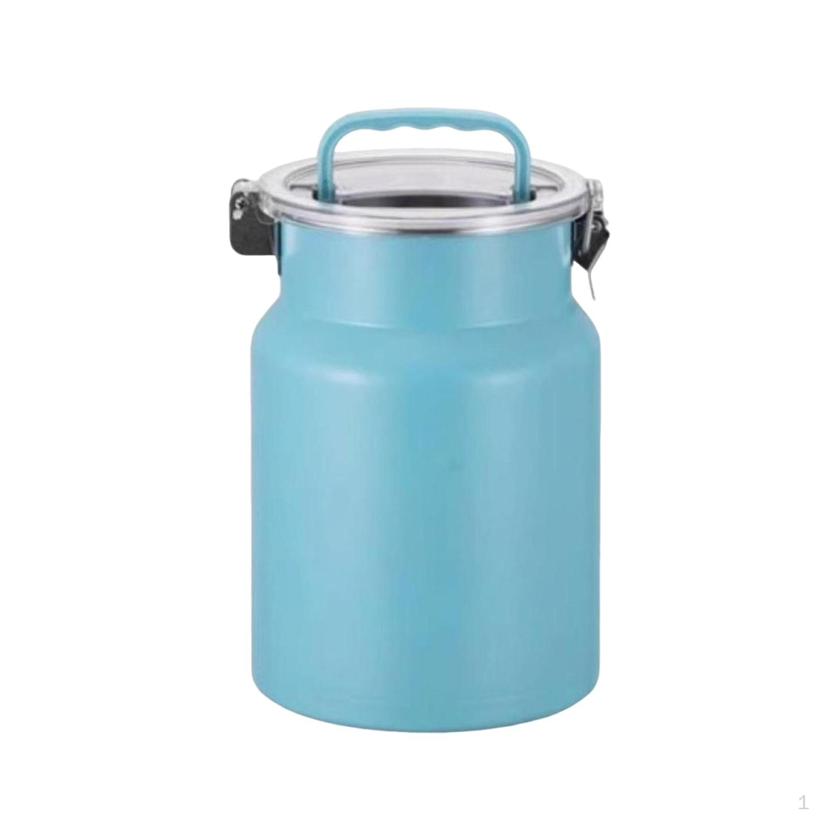 

Герметичный контейнер 5 л с пищевой пробкой, идеально подходит для конфет, риса, орехов, муки синий