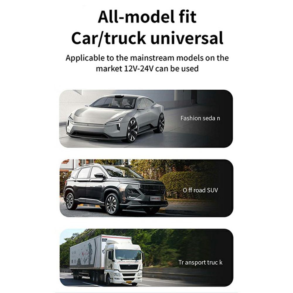 K33 USB-A + Type-C 4-Port Car Charger Fast Charging Adapter with Voltage Display