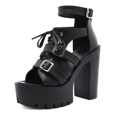 Sandales romaines à talons Super hauts pour femmes, chaussures à talons hauts de 13cm, fermeture éclair à l'arrière, en métal, à semelles épaisses, Lhx