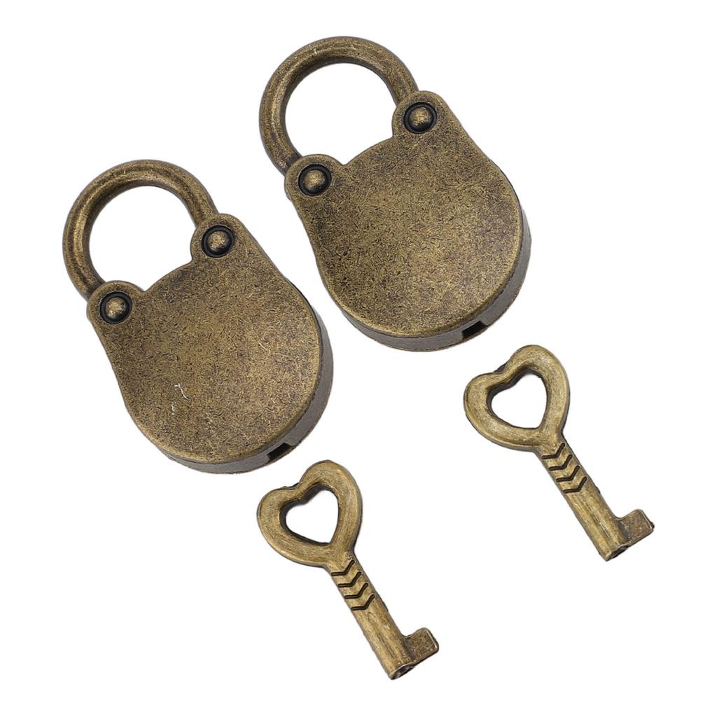 2 Stück Vorhängeschlösser mit Schlüsseln Zinklegierung Niedliche Bärenform Hängeschloss für Schmuckschatulle Aufbewahrungsschrank Handtasche