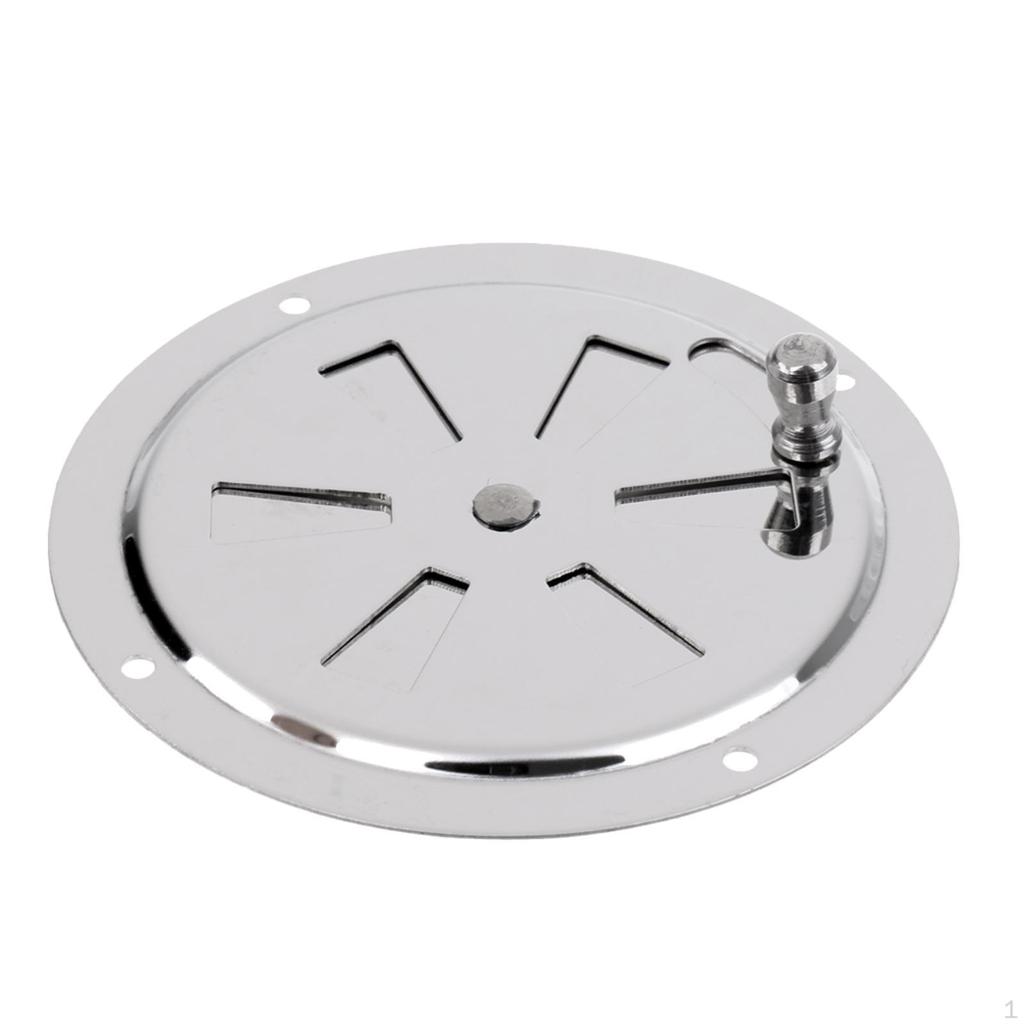 4" runde Lamellen aus Edelstahl für Boote, Marine-Wohnmobile