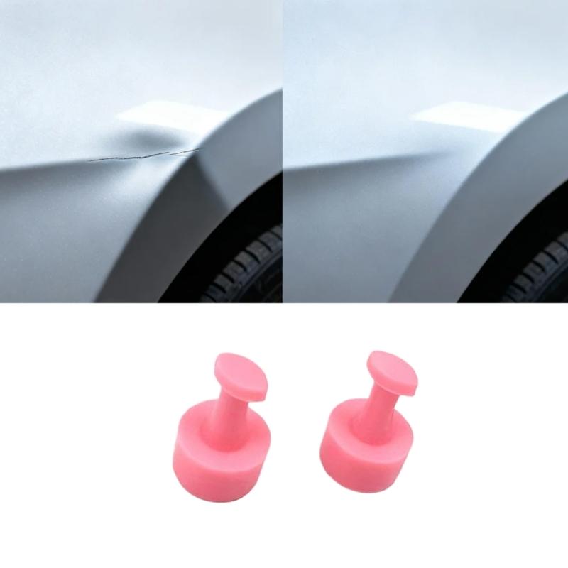 12 Stück Abzieher Pad Lack Dellen Reparatur Pad Klebstoffe Zieh Pad Kit für Kleine Dellen Auto Dellen Entfernungskit