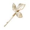 Hair Clip Retro Olive Branch Hairpin Bride Headdress Bangs Pin Non-slip Barrette for Girls Women Type 1