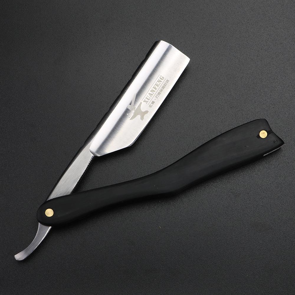 Ebony Men's Razor Folding Razor Hardened Steel High Hardness Sharp Straight Razor