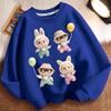 Loose Round-neck Hoodies for Children, Long-sleeved and Cute Round-neck Coats for Boys and Girls In Spring, Autumn and Winter