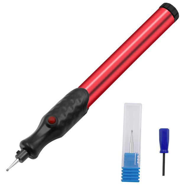 Mini Electric Engraving Pen for Glass, Metal, Stone, and Wood Surfaces