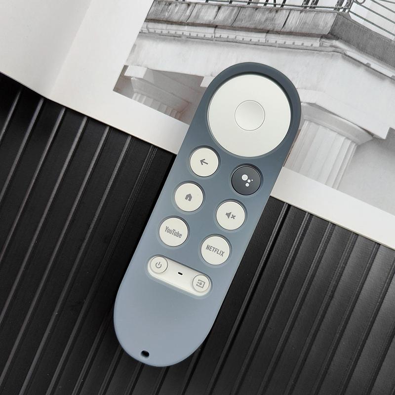 Soft Silicone Case For 2020 Google Chromecast 4K Snow Remote Protective Cover Shell Non-Slip For Chromecast Smart Tv Remote