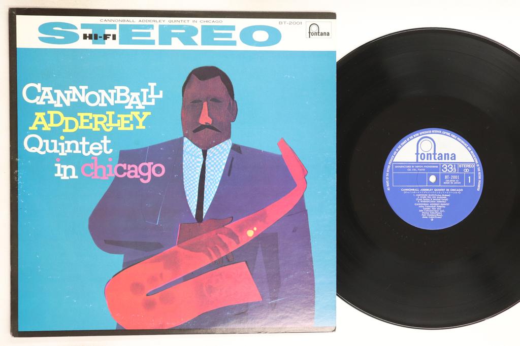 LP Record CANNONBALL ADDERLEY - In Chicago BT2001 FONTANA 1972 Japan Jazz Used