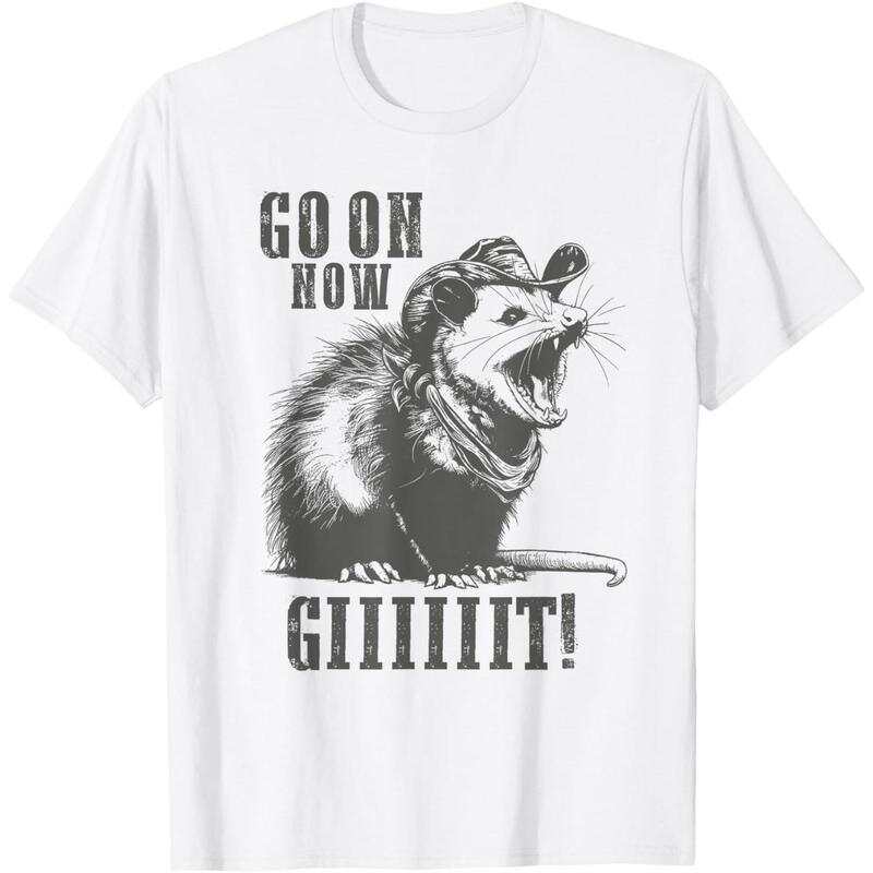 

Retro Cowboy Possum Unisex T-Shirt - Wear your Western Possum Unisex T-Shirt now! XL