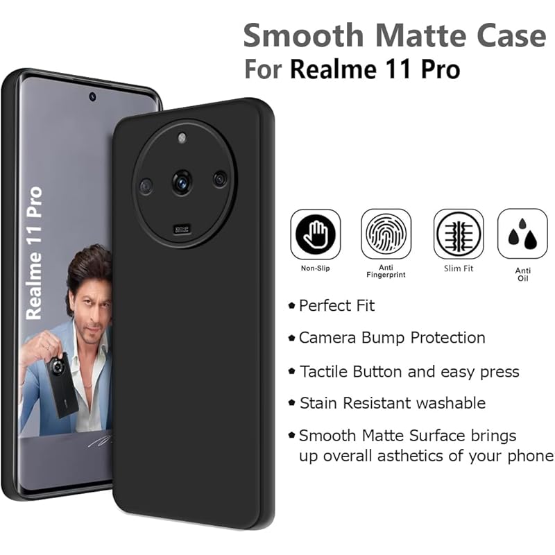 

Basic Case For Realme 11 Pro 5G (Rubber_Black Matte) 0 чорний