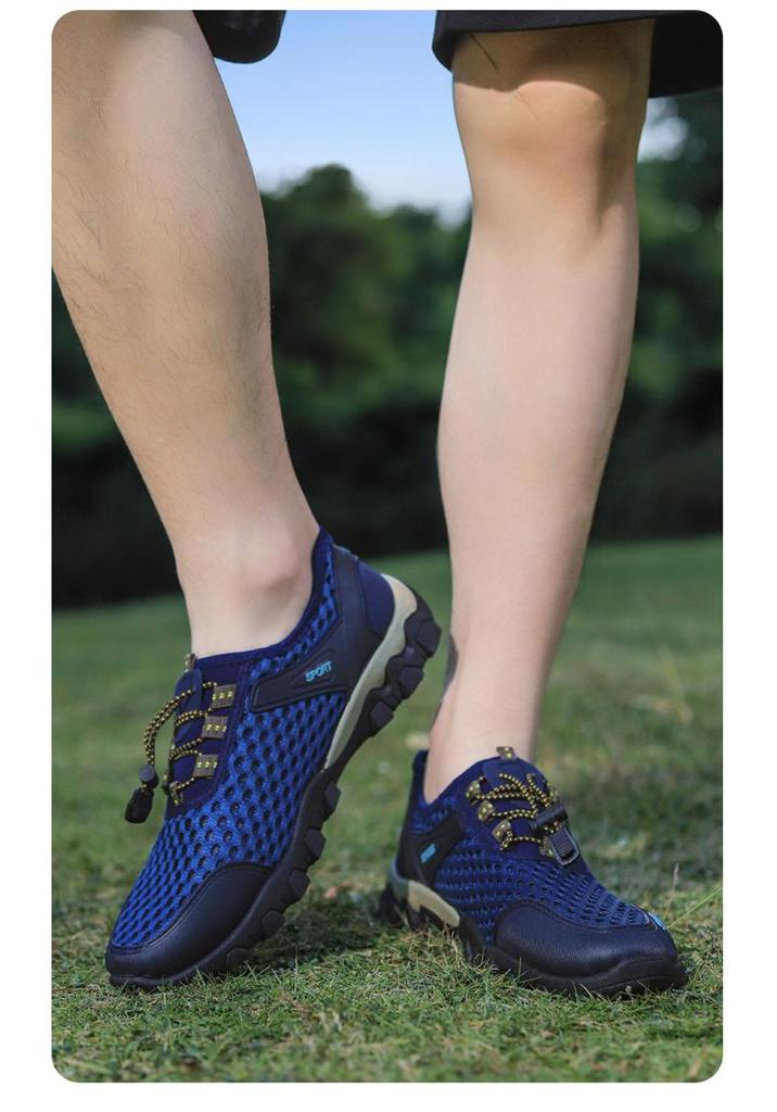 Men's Mesh Water Hiking Shoes - Breathable, Casual & Trendy Sports Footwear 2026
