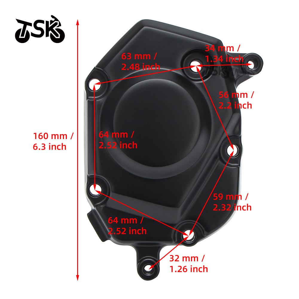 Motorcycle Engine Stator Cover Crankcase For Kawasaki Z1000 Z1000R Z1000SX 2010-2022 Motorcycle Accessories