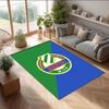 Rapid Wien FC Soccer Football Pattern Soft Area Rug Non Slip Indoor Floor Carpet Sports Decor Mat for Bedroom