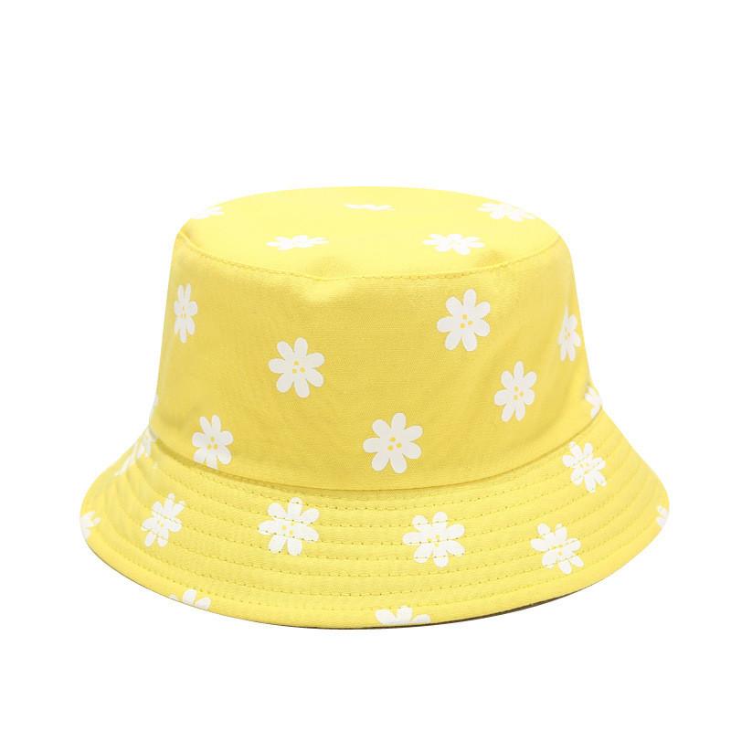 Sommer Damen Fischerhut mit Blumenmuster und breiter Krempe zum Sonnenschutz für den Außenbereich, Freizeitkleidung