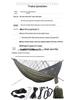 High-Quality Portable Camping Hammock with Mosquito Net and Waterproof Canopy for Outdoor and Indoor Use