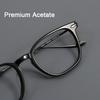 Japanese Style Fashion Luxury Glasses Frame Retro Acetate Fiber Pure Titanium Eyewear Square Gentleman Eyeglasses For Men Women