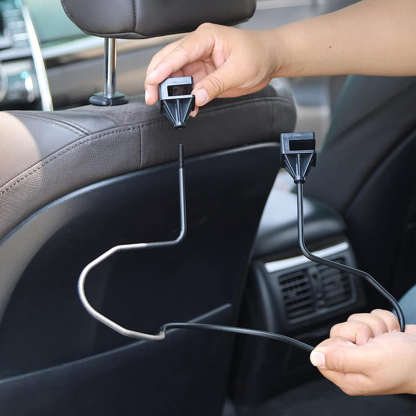 

Вешалка для ковбойской шляпы для грузовика, автомобиля, вешалка для одежды, черная, прочная, простая установка, спинка сиденья