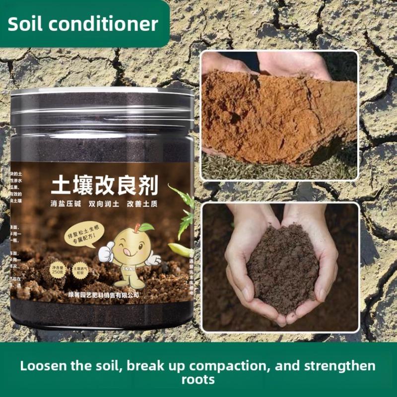 

Soil Improvement Loosening Agent Conditioner No Deep Plowing Salt Alkali Resistance Household Horticultural Fertilizer Products 250g