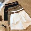Korean Style High-Waisted Wide-Leg Capri Shorts for Women - Stylish and Slimming Summer 2026 Collection