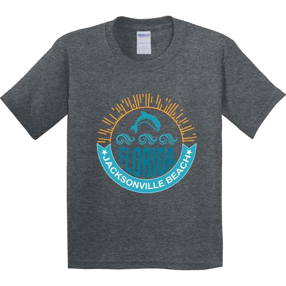 

Inktastic Jacksonville Beach Florida Matching Youth kids boys T-Shirt Apparel Trip Tee 160