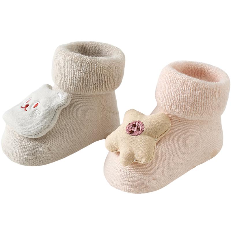

TONGTAI Baby & Toddler Thick Anti-slip Floor Socks 0-6 Months