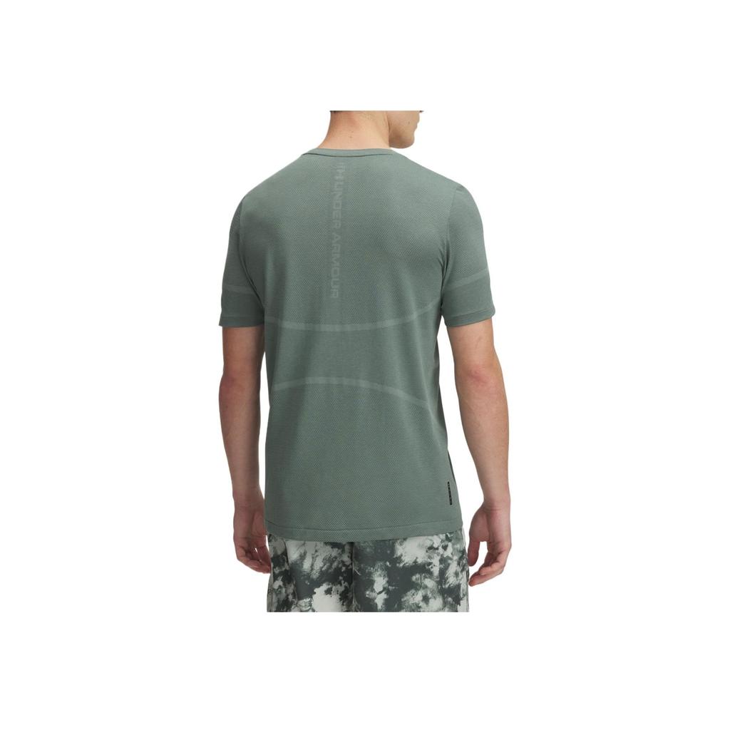 Under Armour Vanish Elite Comfortable Soft Skin-Friendly Fashion Short Sleeve T-Shirt Men Tops Silicone-Green 1376781-348