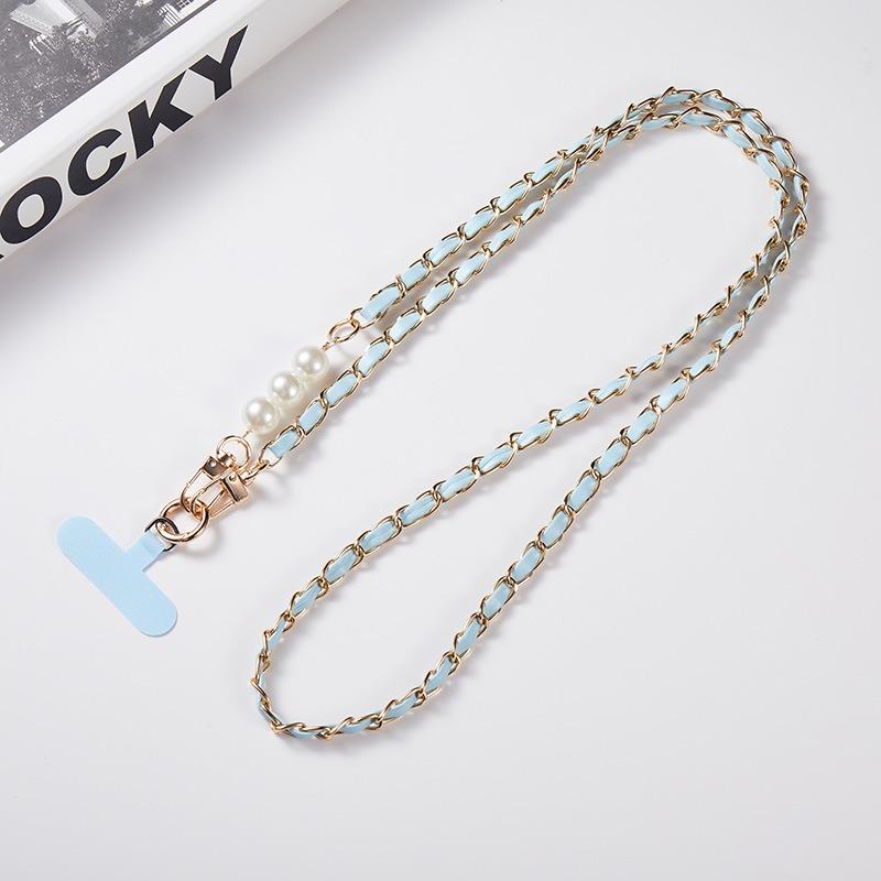 Crossbody Mobile Phone Rope Metal Mobile Phone Hanging Chain Small Fragrant Style Crossbody Mobile Phone Hanging Chain